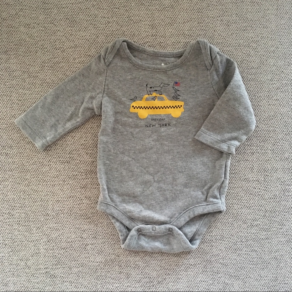 Baby Gap Factory NYC New York City Cab Onesie